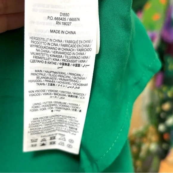 NWT BODEN Pleat Ruffle Maxi Dress in Multi Garden Path - Picture 13 of 13